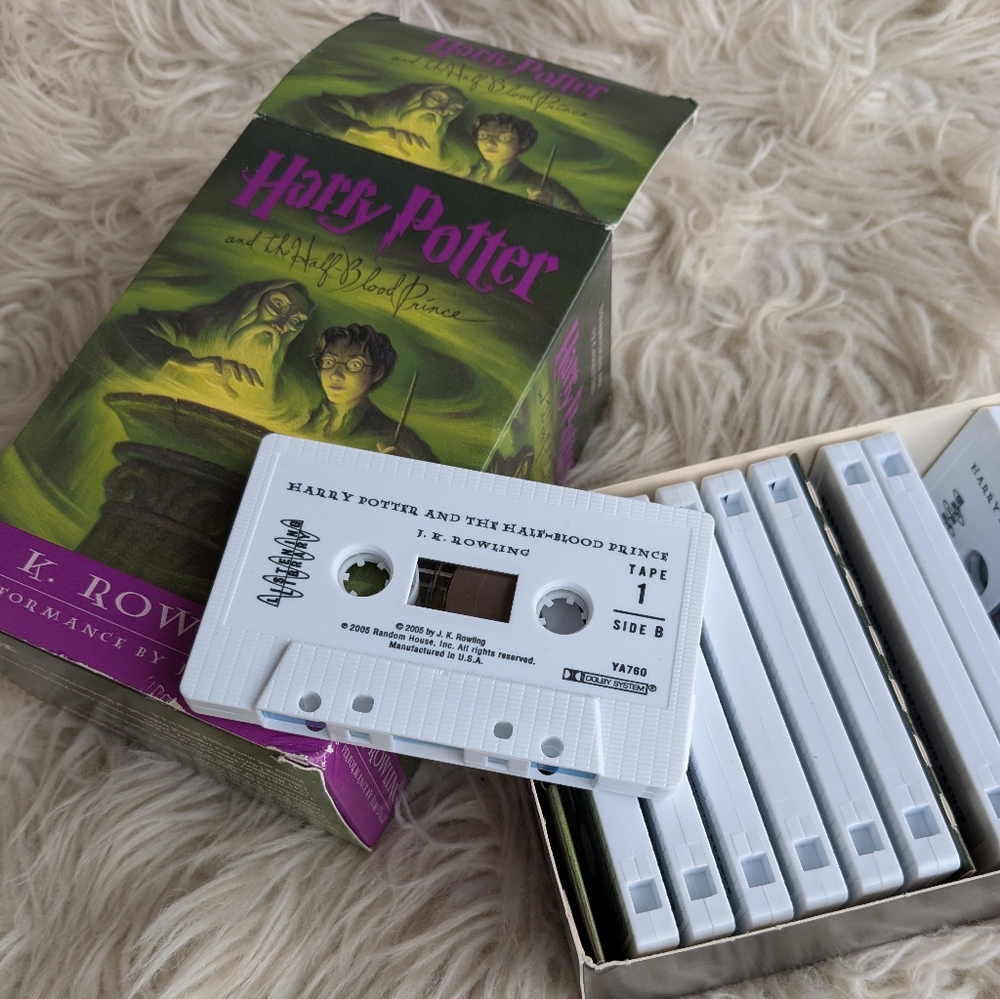 Harry Potter And The Half Blood Prince (Book 6) Audiobook On Cassette Tape